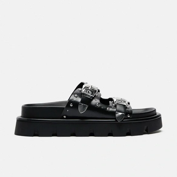 Zara | Shoes | Zara Buckled Sandals | Poshmark